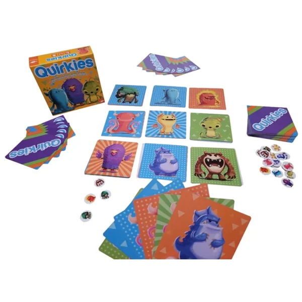 Quirkies - observation et stratégie - contenu de la boite