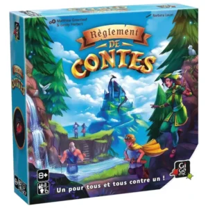 Réglement de contes - réflexion et stratégie - boite de jeu