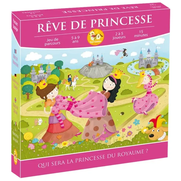 Rêve de princesse - réflexion et stratégie - boite de jeu