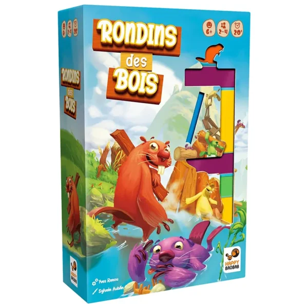 Rondins des bois - observation et rapidité - boite de jeu