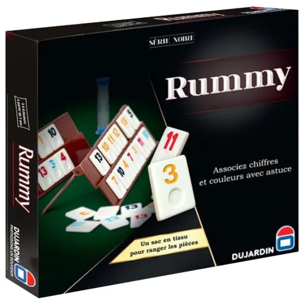 Rummy ( série noire) - classique revisité - boite de jeu
