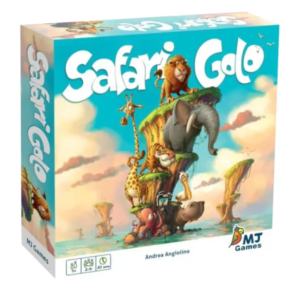 Safari golo - mémoire et stratégie - boite de jeu