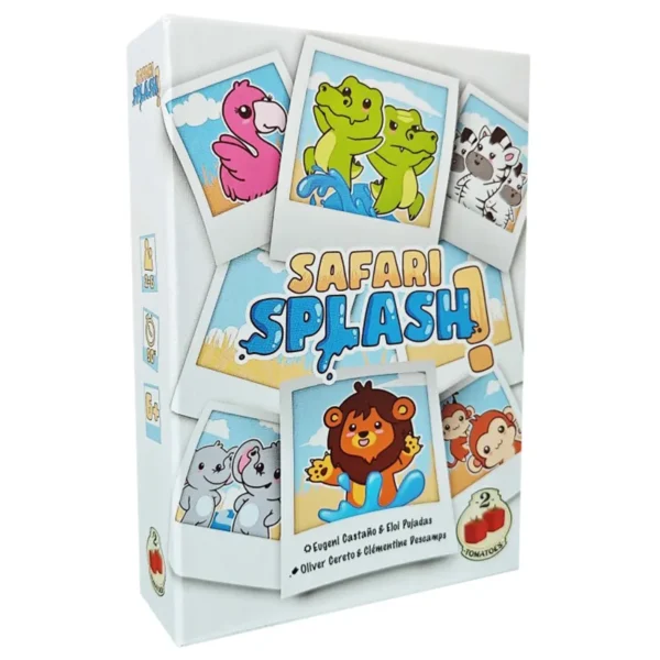 Safari splash - observation et rapidité - boite de jeu
