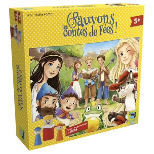 Sauvons les contes de fées ! - mémoire et stratégie - boite de jeu