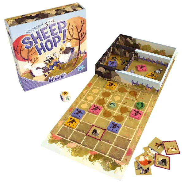 Sheep hop ! - réflexion et stratégie - contenu de la boite