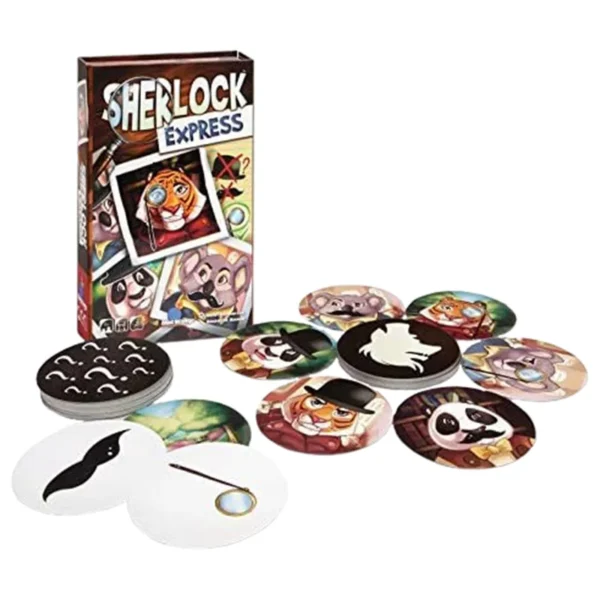 Sherlock express - observation et déduction - contenu de la boite