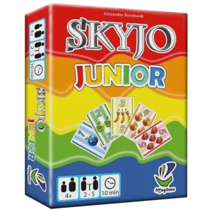 Skyjo junior - réflexion et stratégie - boite de jeu