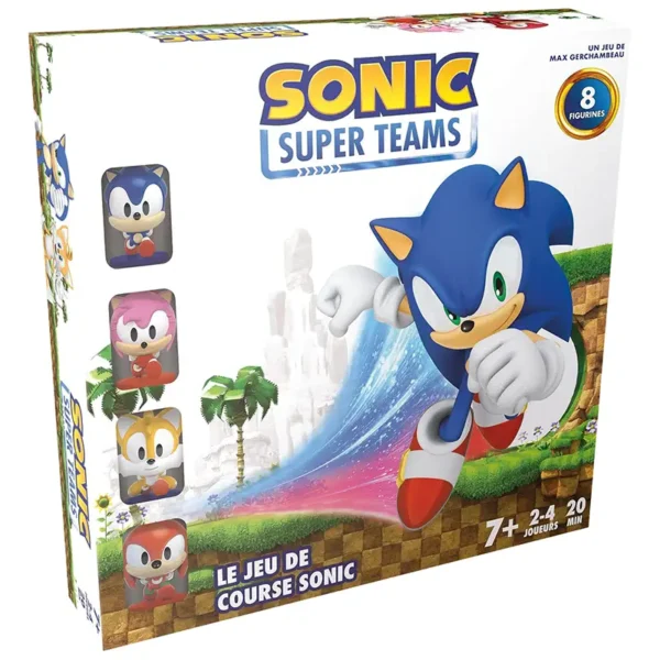 Sonic super team - réflexion et stratégie - boite de jeu