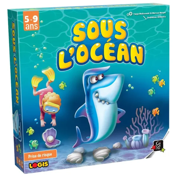 Sous l'océan - réflexion et stratégie - boite de jeu