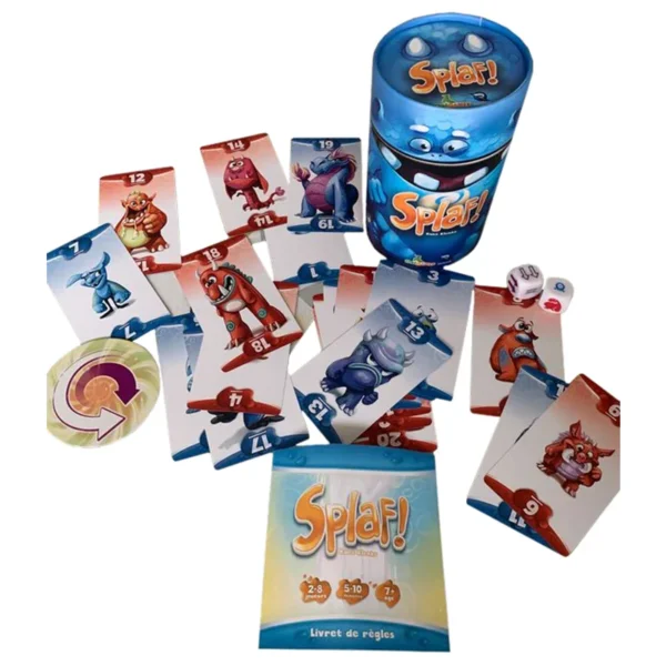 Splaf - observation et rapidité - contenu de la boite
