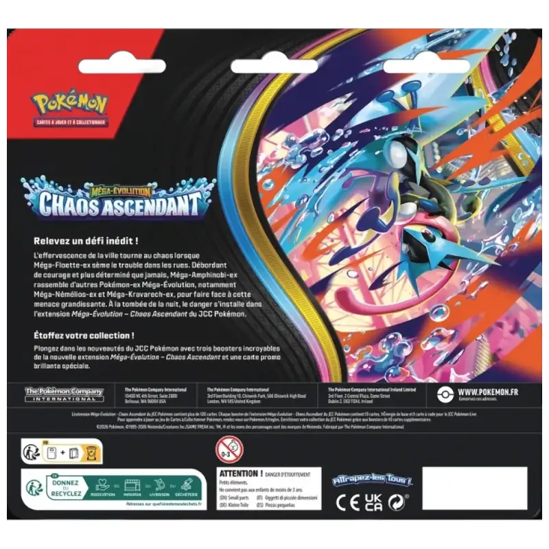 Tripack ME04 : chaos ascendant - le jeu de cartes à collectionner