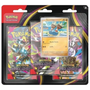 Tripack ME05 : nuit noire Pokémon - le jeu de cartes à collectionner